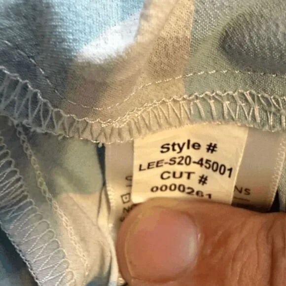 Mizzen+Main Mens Performance Menswear Plaid Short Sleeve Shirt Blue White Medium - Picture 7 of 8